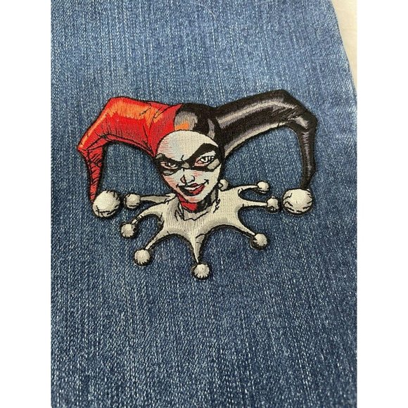 Harley Quinn decals on Children's Place Jeans sz12 - Picture 4 of 8